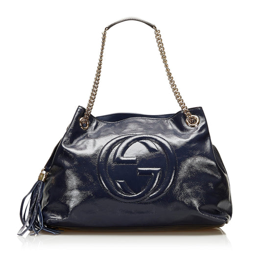 Gucci Chain Leather Tote