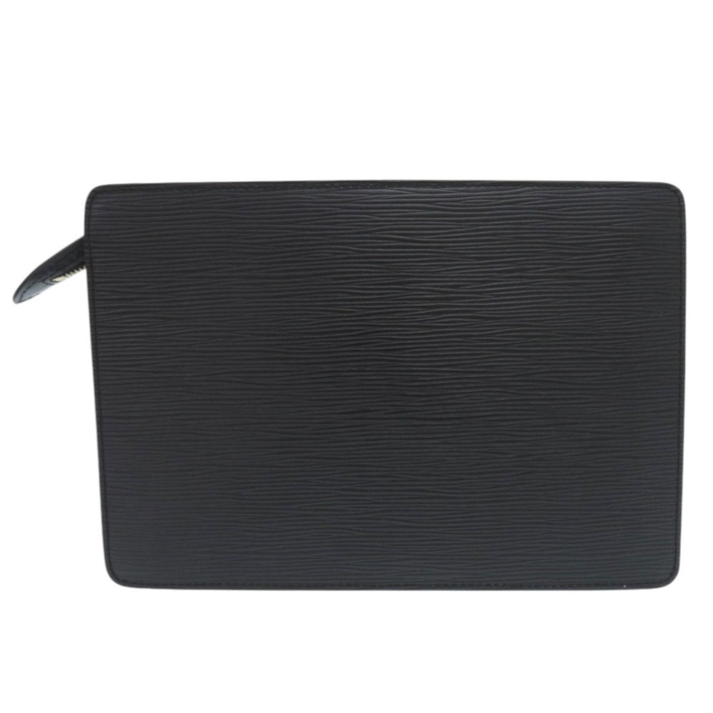  LOUIS VUITTON Clutch bag Epi Leather Noir business bag Epi Pochette Homme mens