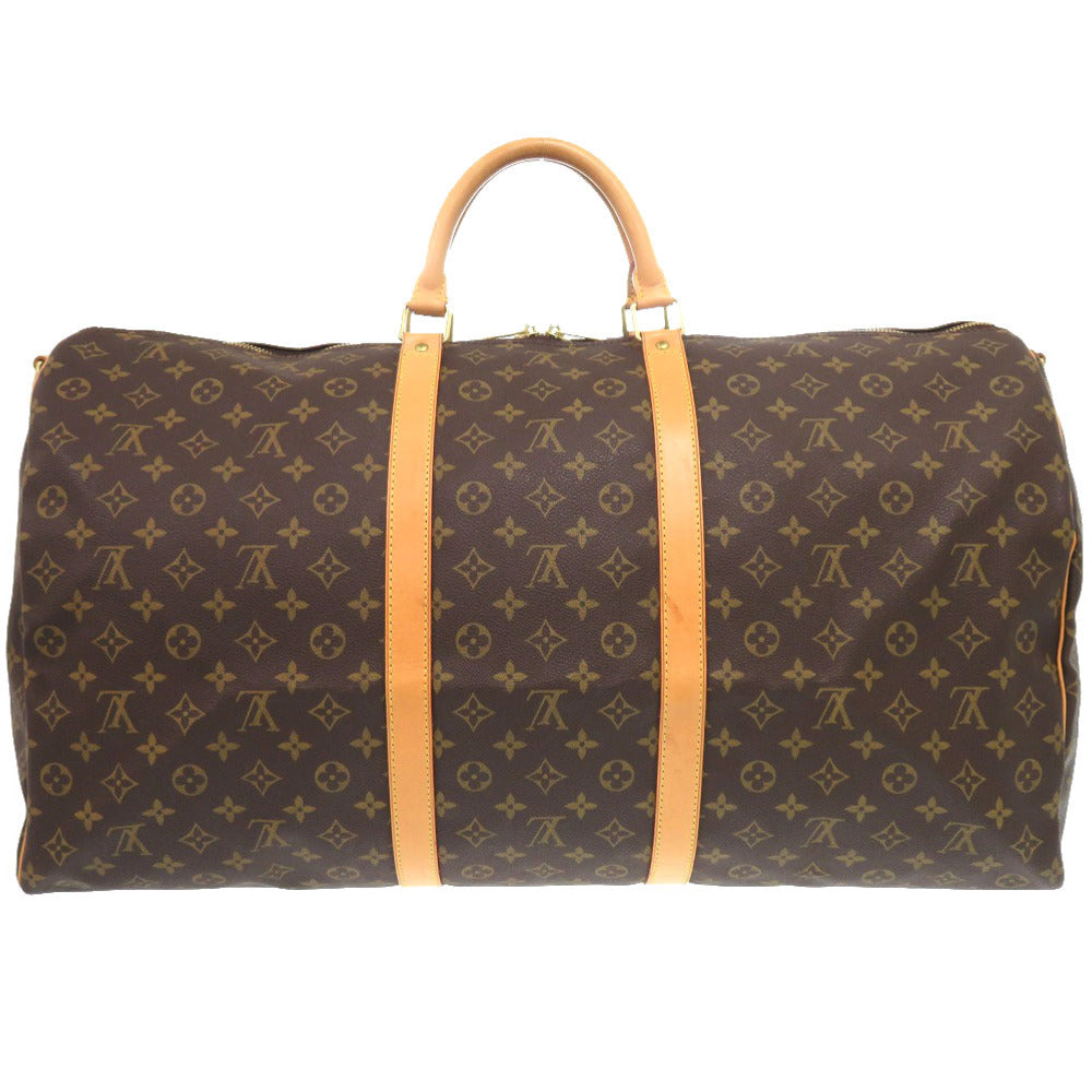 LOUIS VUITTON Boston Duffel bag Monogram canvas Brown Monogram Keepall bandouliere60 mens