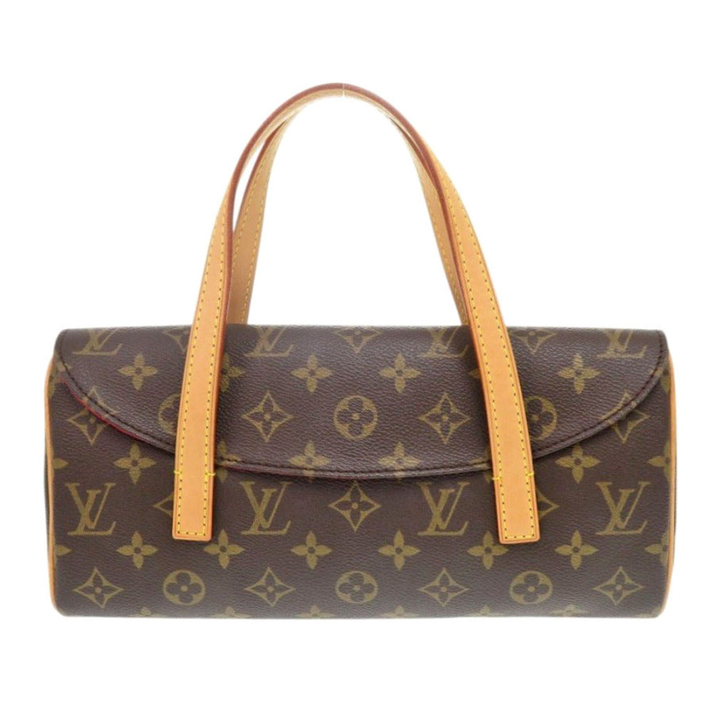 LOUIS VUITTON Handbag Monogram canvas Brown Monogram Sonatine Women
