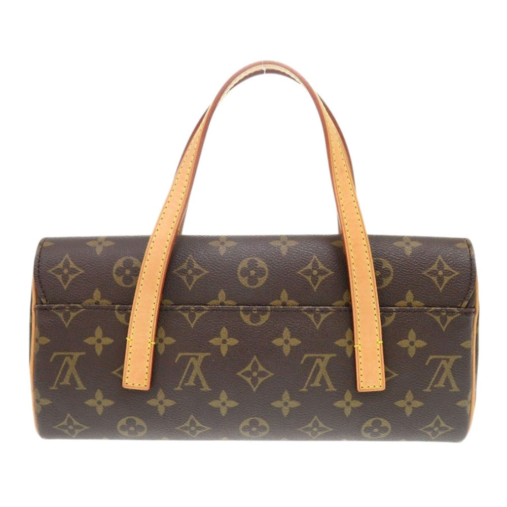 LOUIS VUITTON Handbag Monogram canvas Brown Monogram Sonatine Women