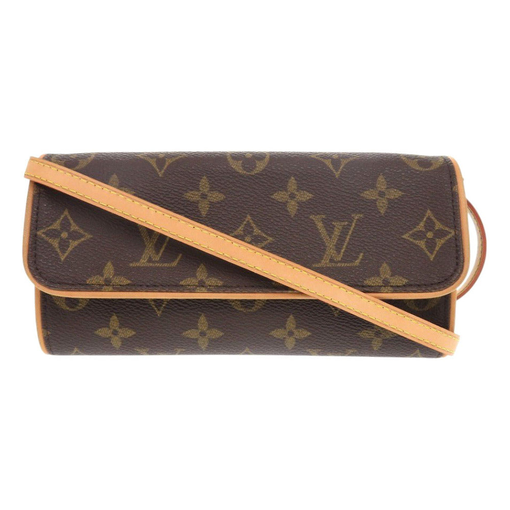 LOUIS VUITTON Shoulder Bag Monogram canvas Brown Monogram Pochette Twin PM