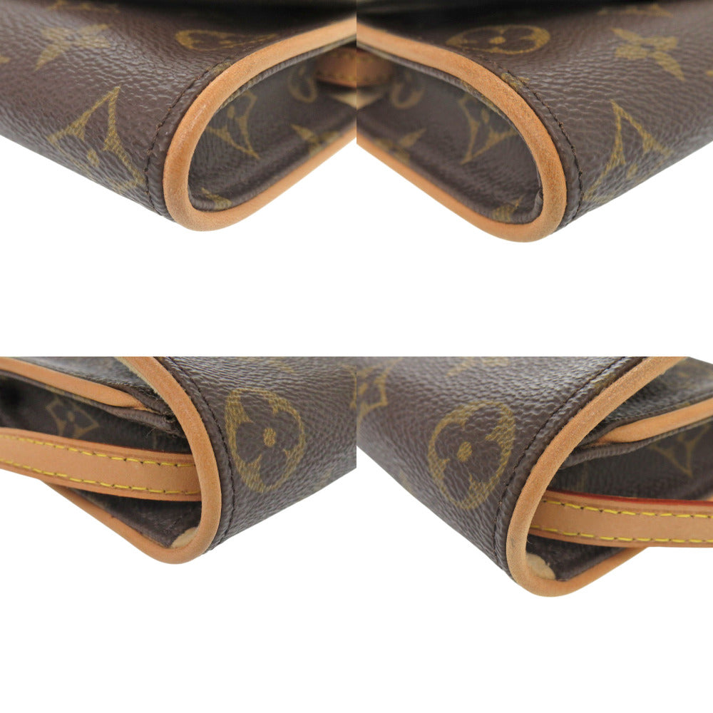 LOUIS VUITTON Shoulder Bag Monogram canvas Brown Monogram Pochette Twin PM