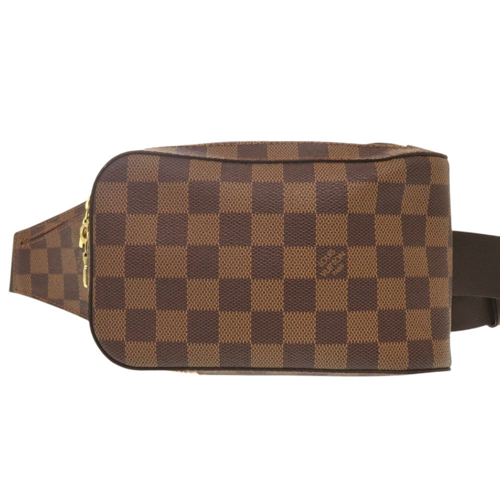 LOUIS VUITTON Sling bag Damier canvas Ebene Damier Geronimos mens(Unisex)