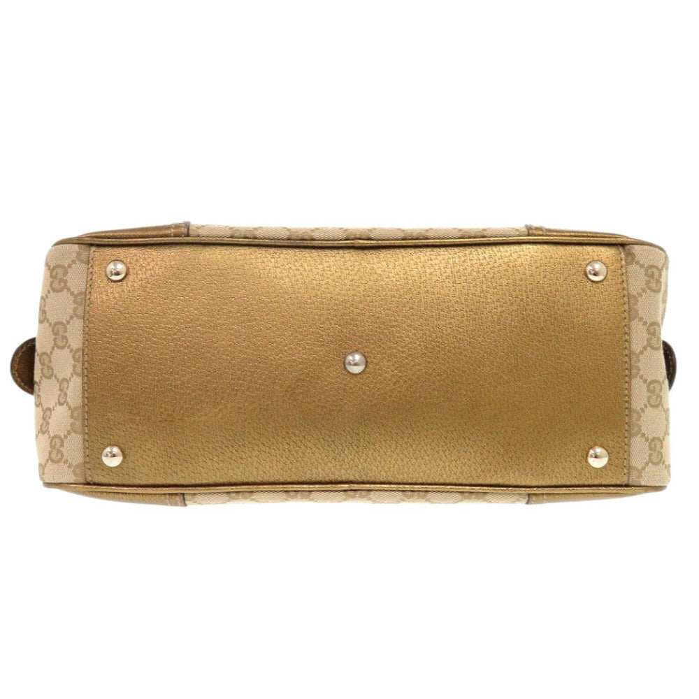 GUCCI Handbag 161720 GG canvas beige Princess Mini Boston Duffel bag Women