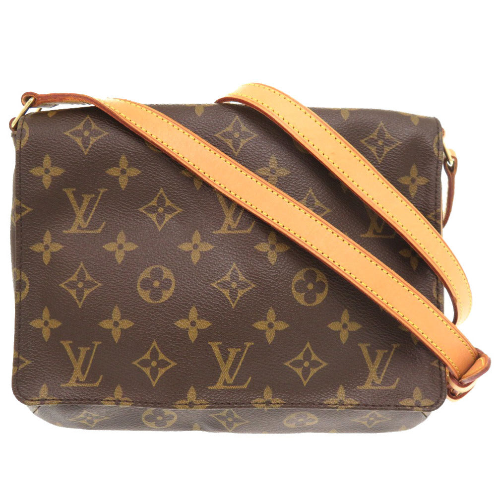 LOUIS VUITTON Shoulder Bag Monogram canvas Brown Monogram Musette Tango Long Strap Women