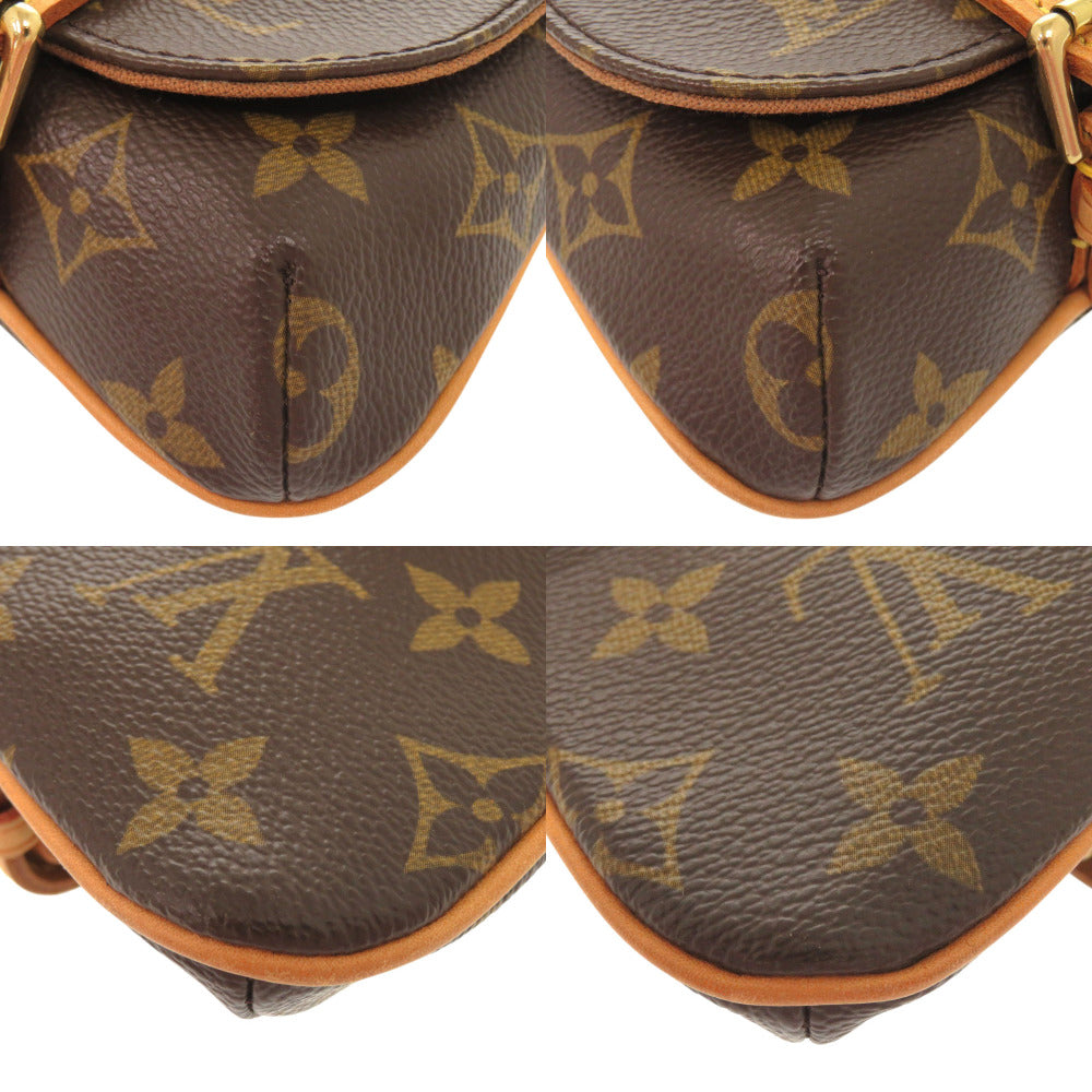 LOUIS VUITTON Waist bag Monogram canvas Brown Monogram Pochette Marrell