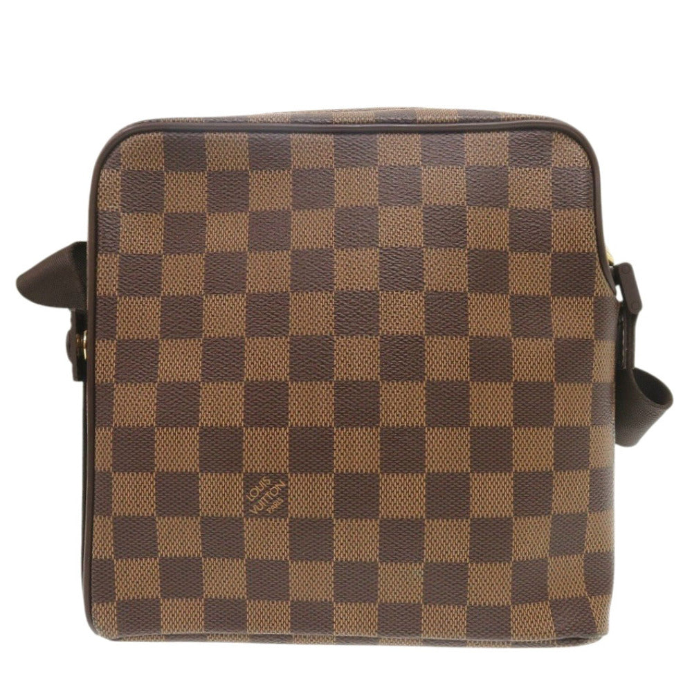 LOUIS VUITTON Shoulder Bag Damier canvas Ebene Damier Olaf PM Women
