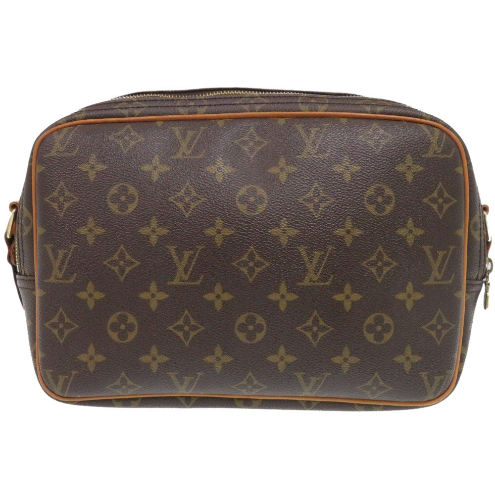 LOUIS VUITTON Shoulder Bag Monogram canvas Brown Monogram Reporter PM unisex(Unisex)