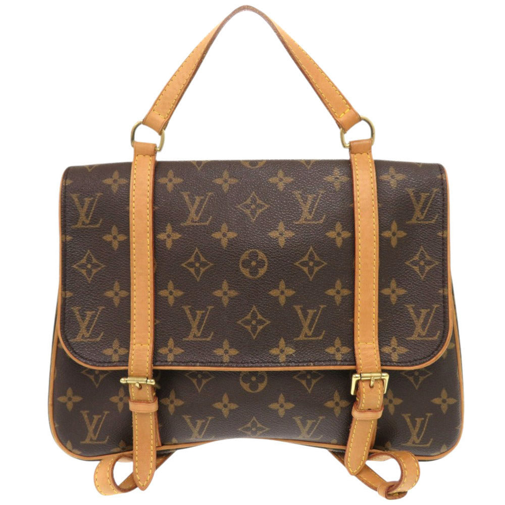 LOUIS VUITTON Backpack Monogram canvas Brown Monogram Marel Sac Ad Women