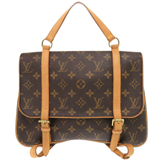 LOUIS VUITTON Backpack Monogram canvas Brown Monogram Marel Sac Ad Women