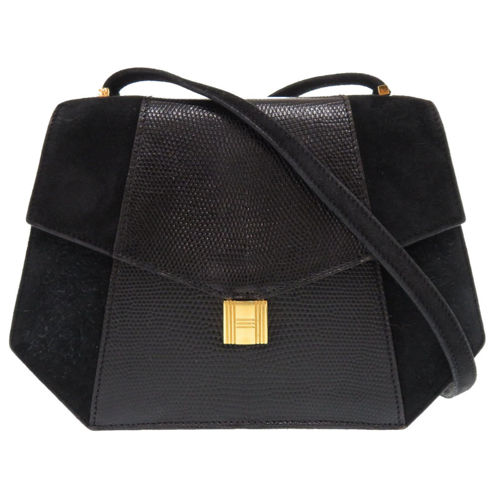 HERMES Shoulder Bag Doblis black Rhapsody Women