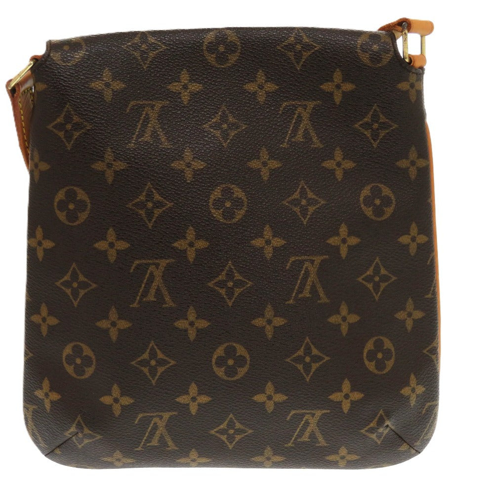 LOUIS VUITTON Shoulder Bag Monogram canvas Brown Long strap Monogram Musette Salsa Women