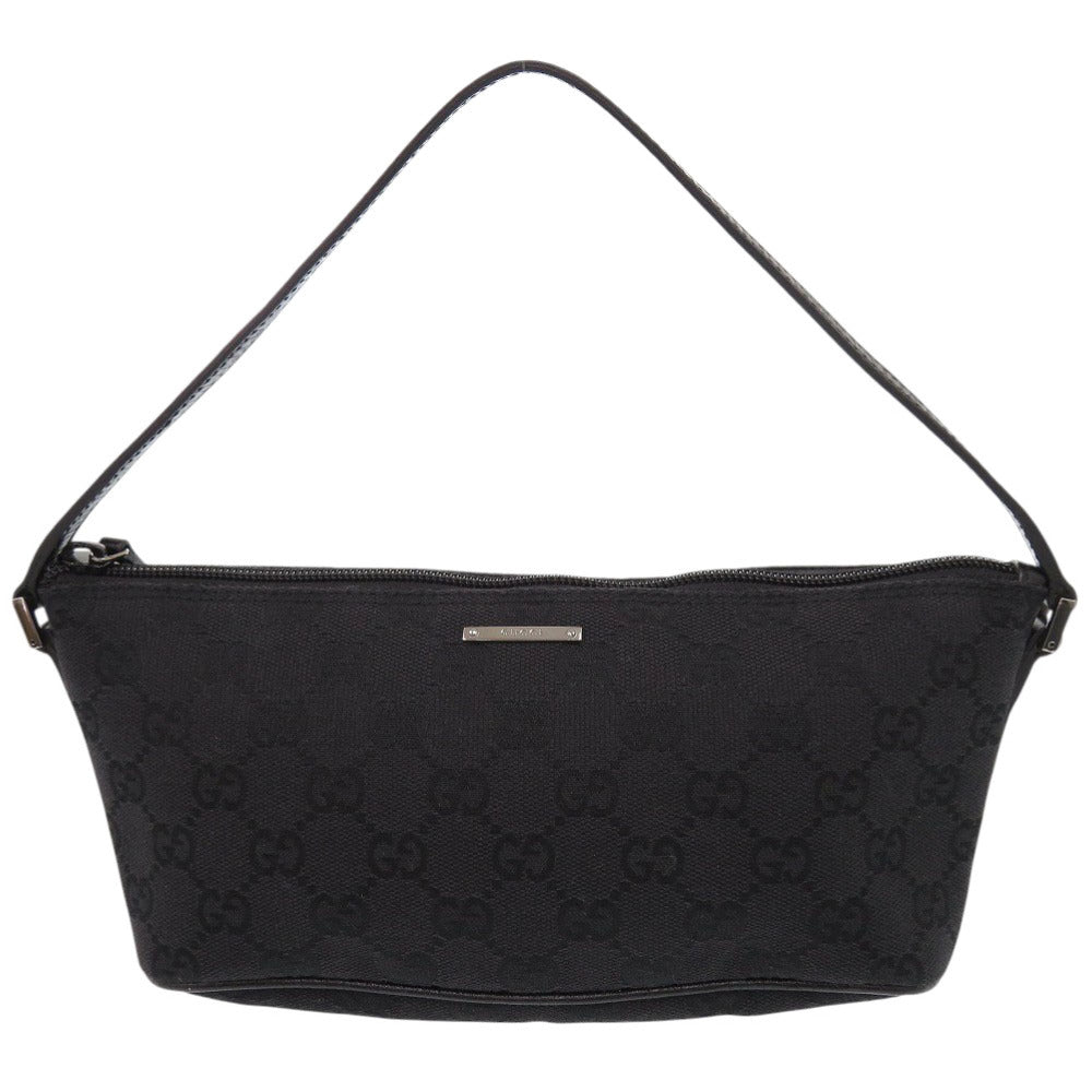 GUCCI Handbag 07198 GG canvas black Accessory pouch Women