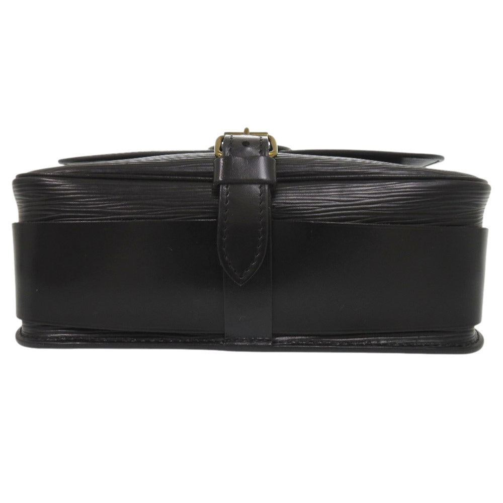 LOUIS VUITTON Shoulder Bag Epi Leather Noir Epi Cartouchiere Women