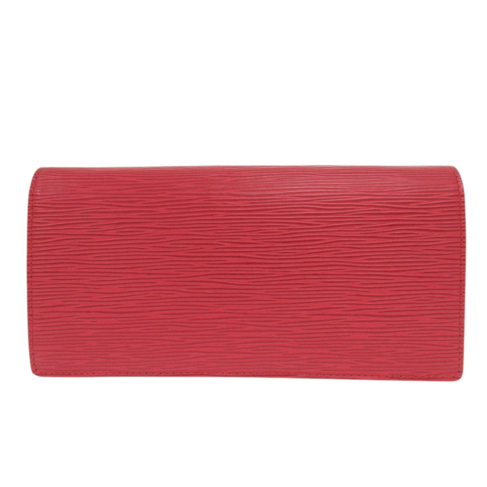 LOUIS VUITTON Shoulder Bag Epi Leather Red Honfleur Women