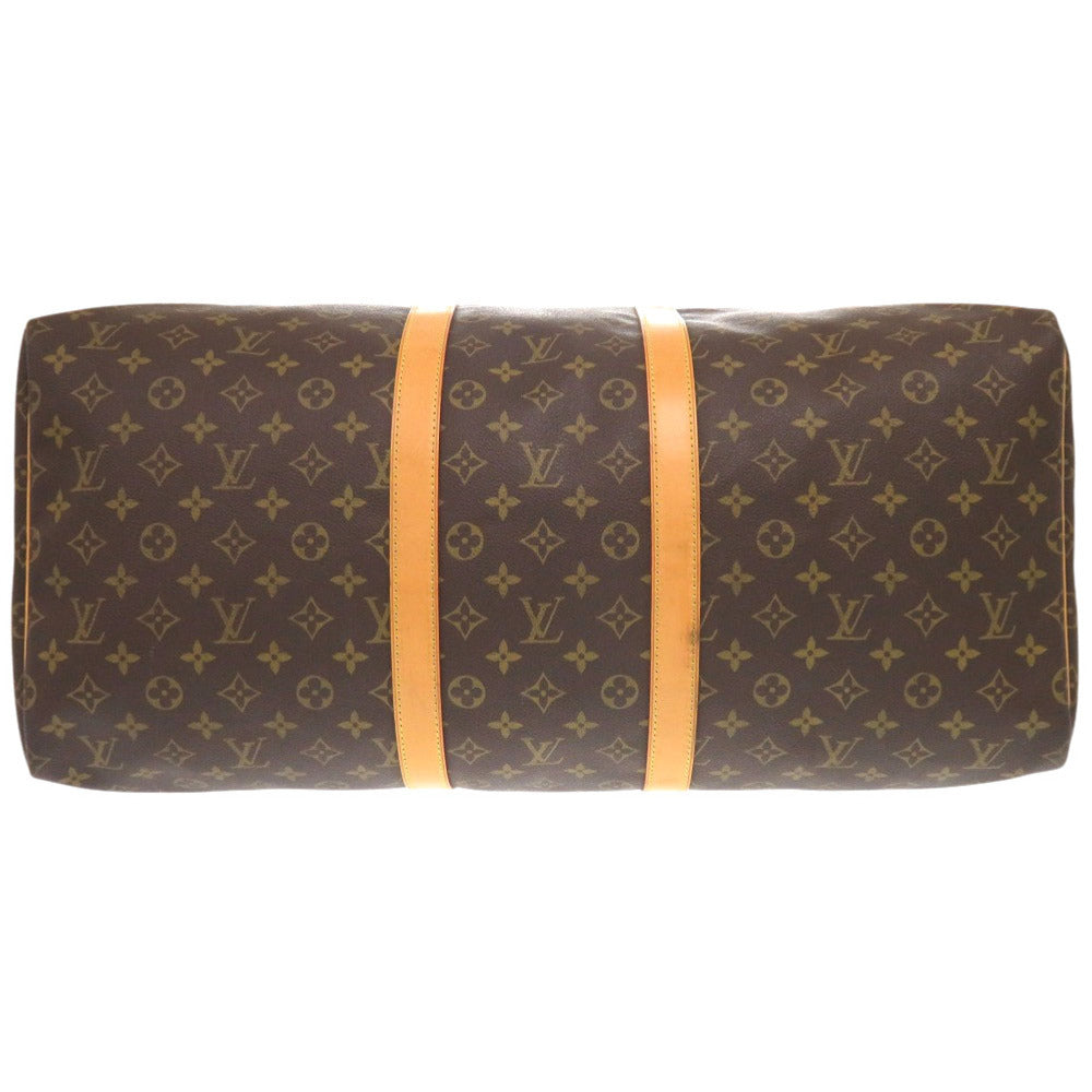 LOUIS VUITTON Boston Duffel bag Monogram canvas Brown Monogram Keepall 55 mens