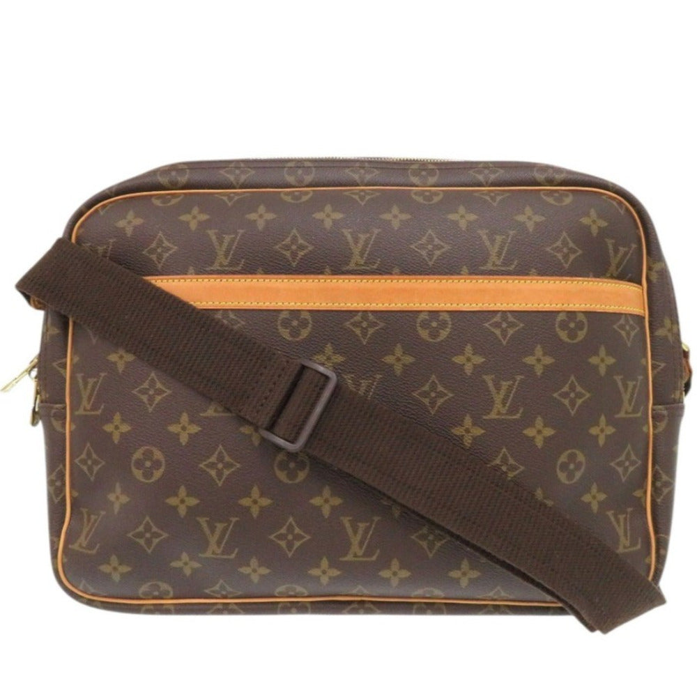 LOUIS VUITTON Shoulder Bag Monogram canvas Brown Monogram Reporter GM unisex(Unisex)