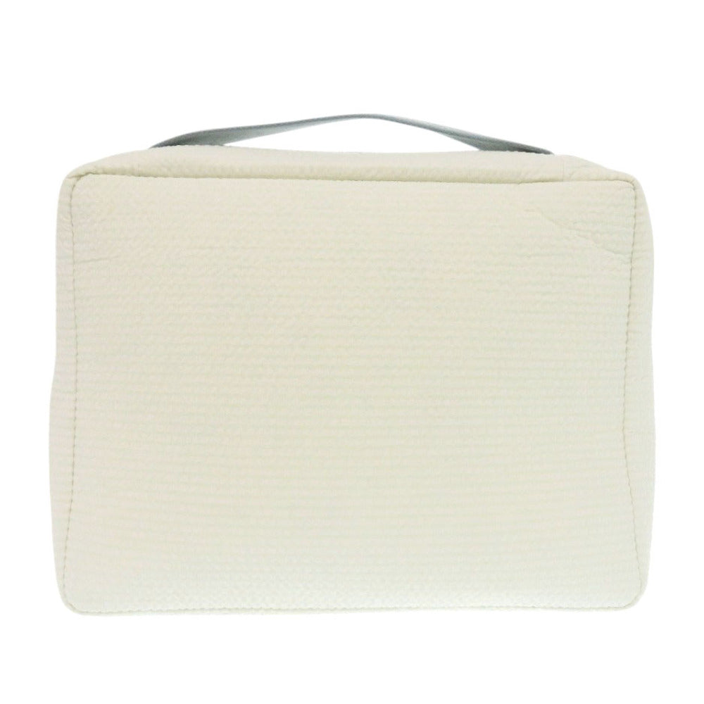 HERMES Pouch cotton white Cabriole Togo MM Women