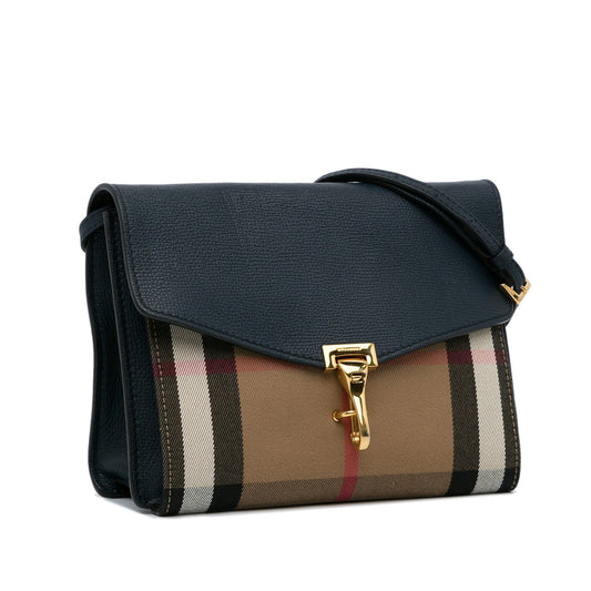 Burberry Derby Macken Crossbody Bag Ho Check Leather