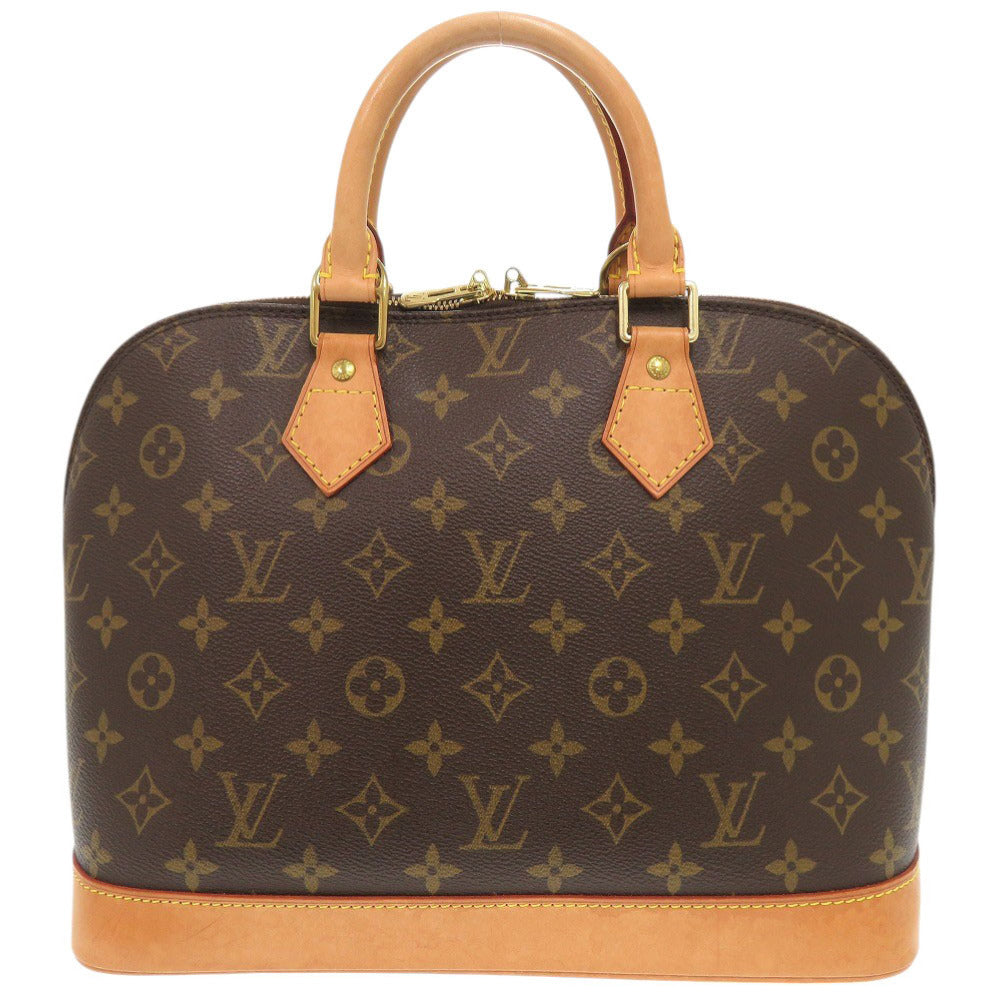 LOUIS VUITTON Handbag Monogram canvas Brown Monogram Alma Women