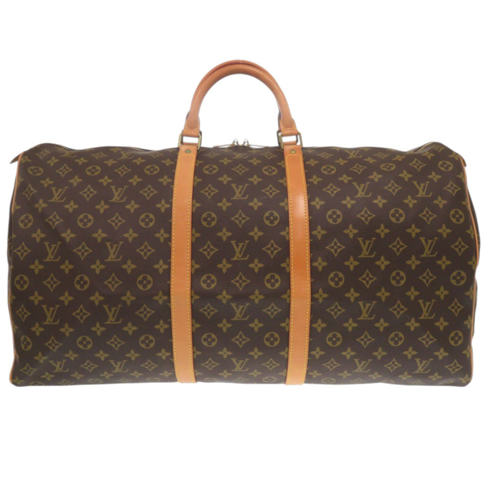 LOUIS VUITTON Boston Duffel bag Monogram canvas Brown Monogram Keepall 60