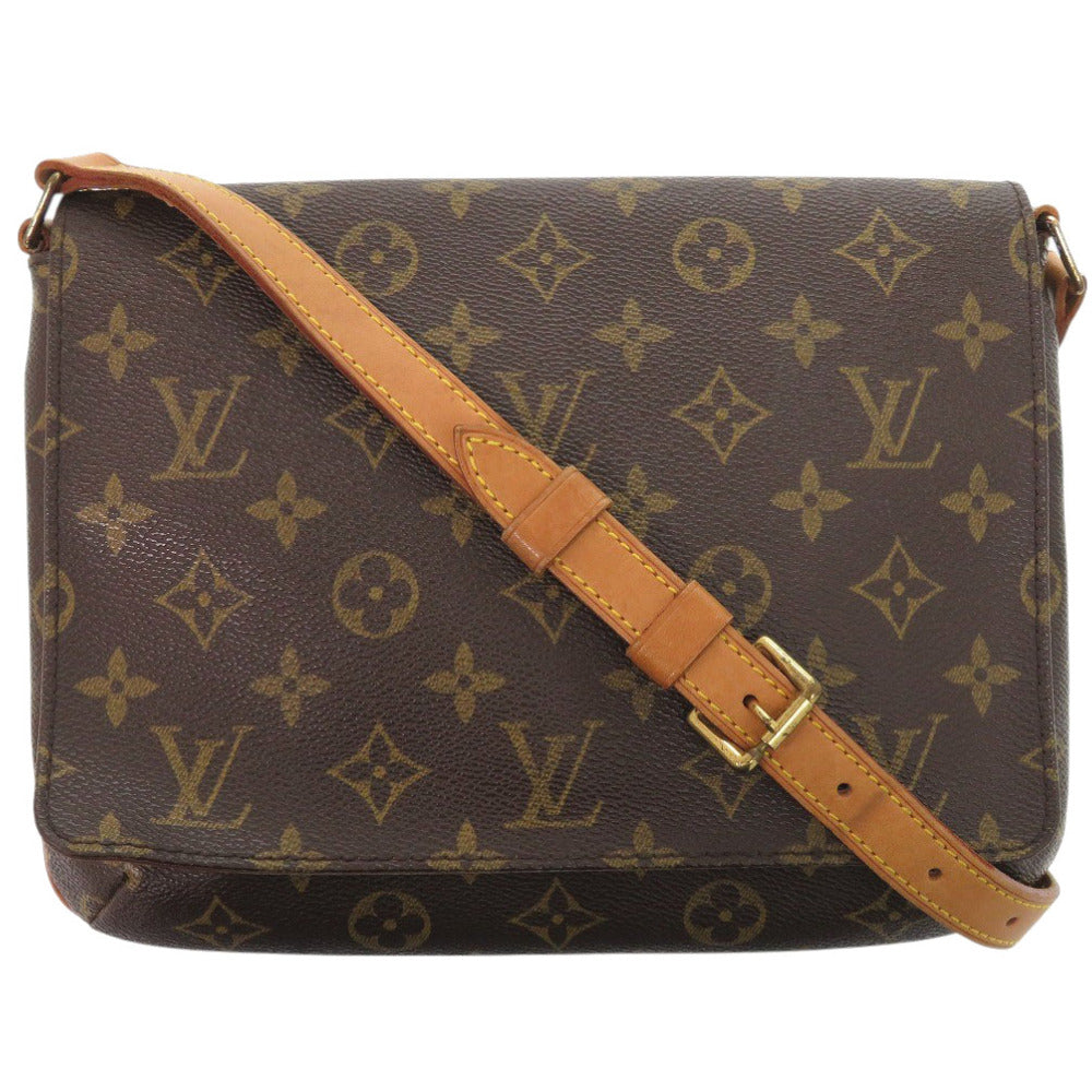 LOUIS VUITTON Shoulder Bag Monogram canvas Brown Monogram Musette Tango Short Strap Women