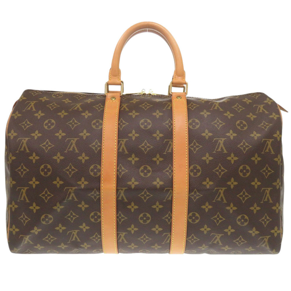  LOUIS VUITTON Boston Duffel bag Monogram canvas Brown Monogram Keepall 45