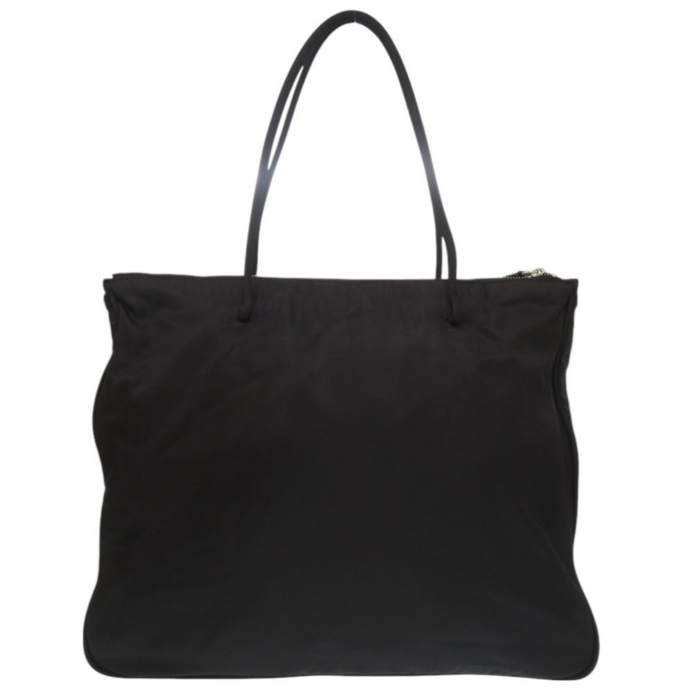 PRADA Tote Bag Nylon black Triangle logo Women