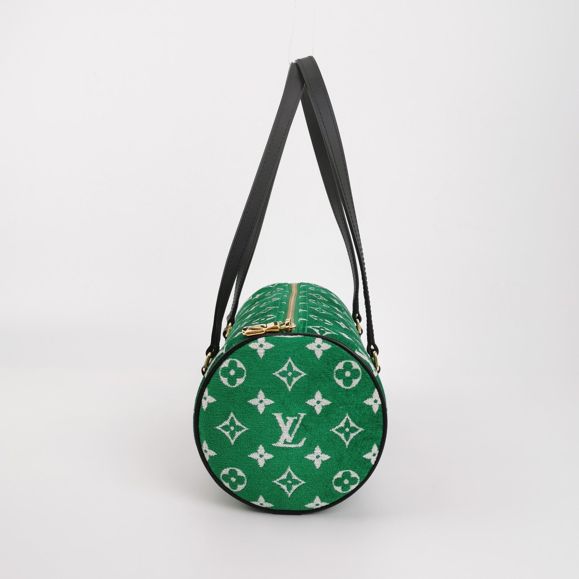 Louis Vuitton Papillon Trunk 26 Green Monogram Velvet and Leather