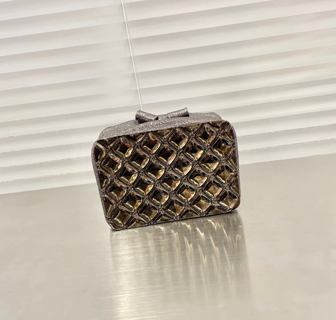 Chanel MinaudiÃ¨re Moscow Leo Runway Rare Metal Clutch