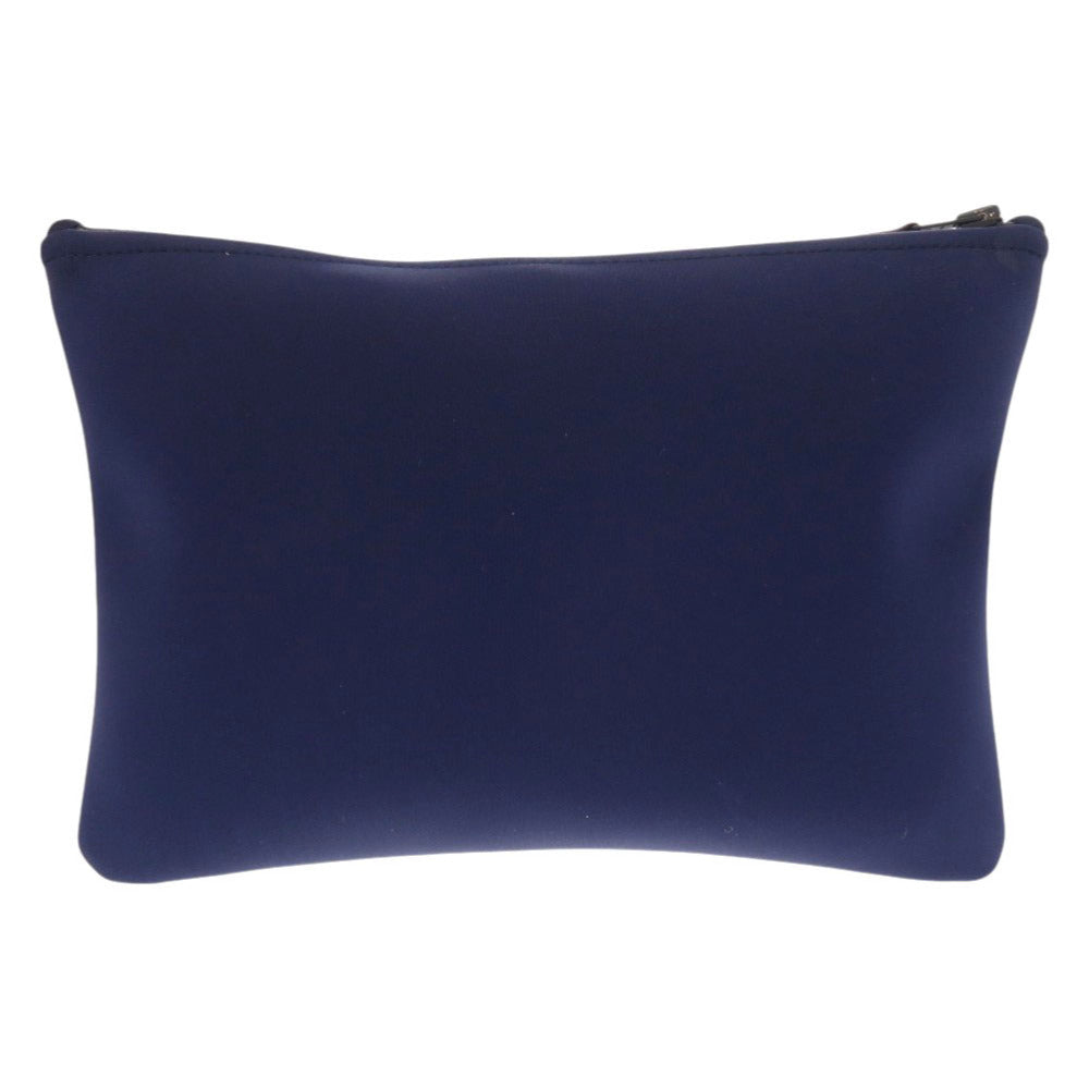 HERMES Pouch Nylon, Polyurethane Blue marine Neovan MM mens