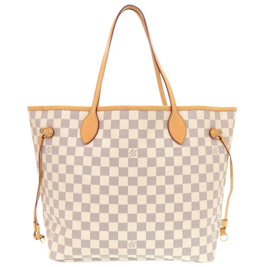 LOUIS VUITTON Tote Bag Damier Azur Canvas white Damier Azur Neverfull MM