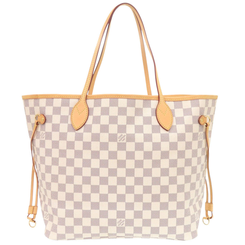  LOUIS VUITTON Tote Bag Damier Azur Canvas white Damier Azur Neverfull MM