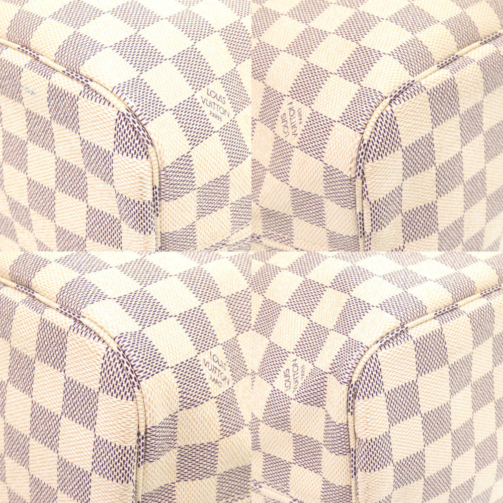  LOUIS VUITTON Tote Bag Damier Azur Canvas white Damier Azur Neverfull MM
