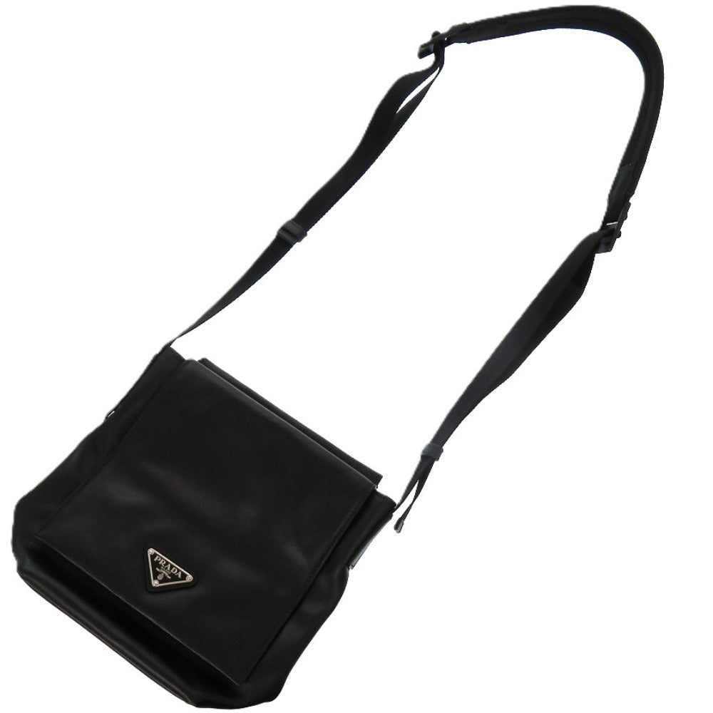 PRADA Shoulder Bag leather black - Style 12