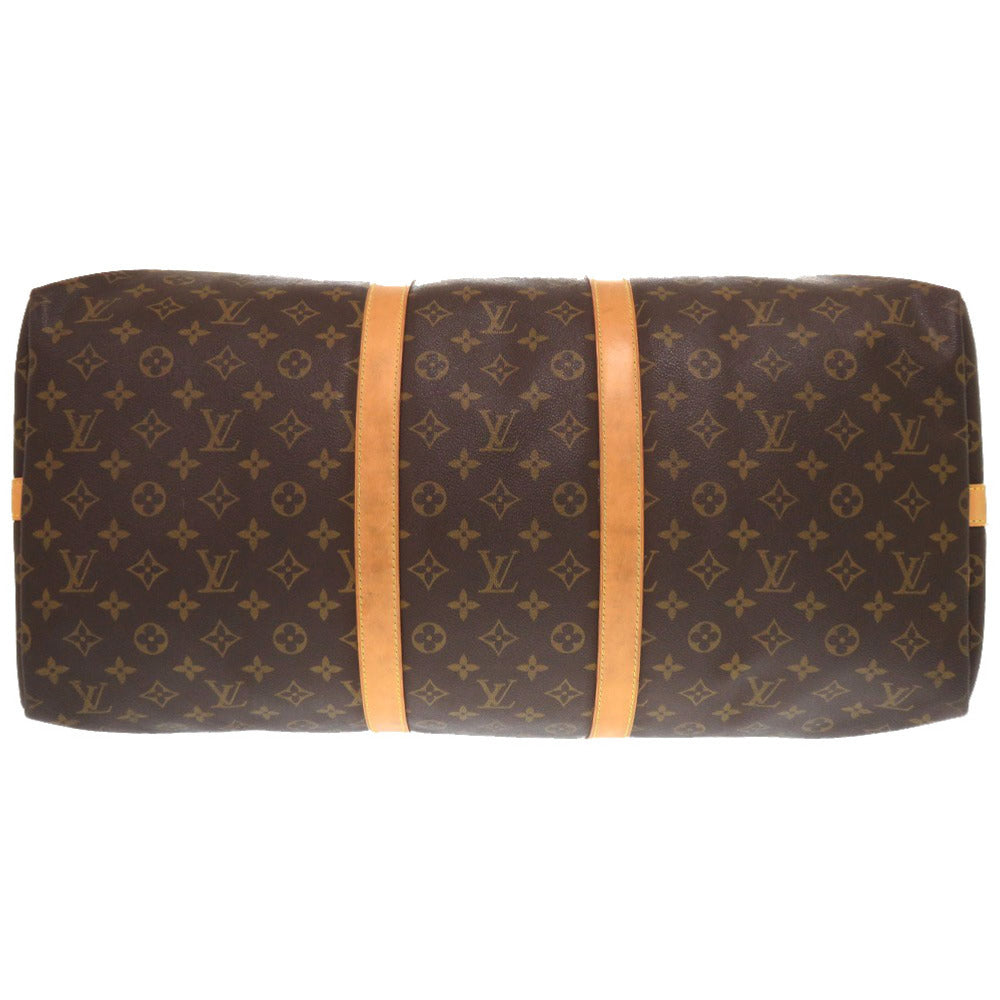  LOUIS VUITTON Boston Duffel bag Monogram canvas Brown Monogram Keepall bandouliere55