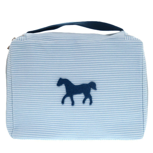 HERMES Pouch cotton white Cabriole Togo MM