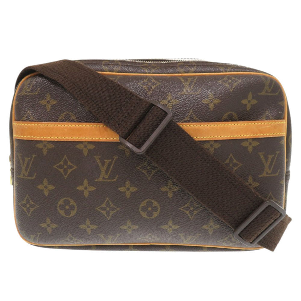 LOUIS VUITTON Shoulder Bag Monogram canvas Brown Monogram Reporter PM