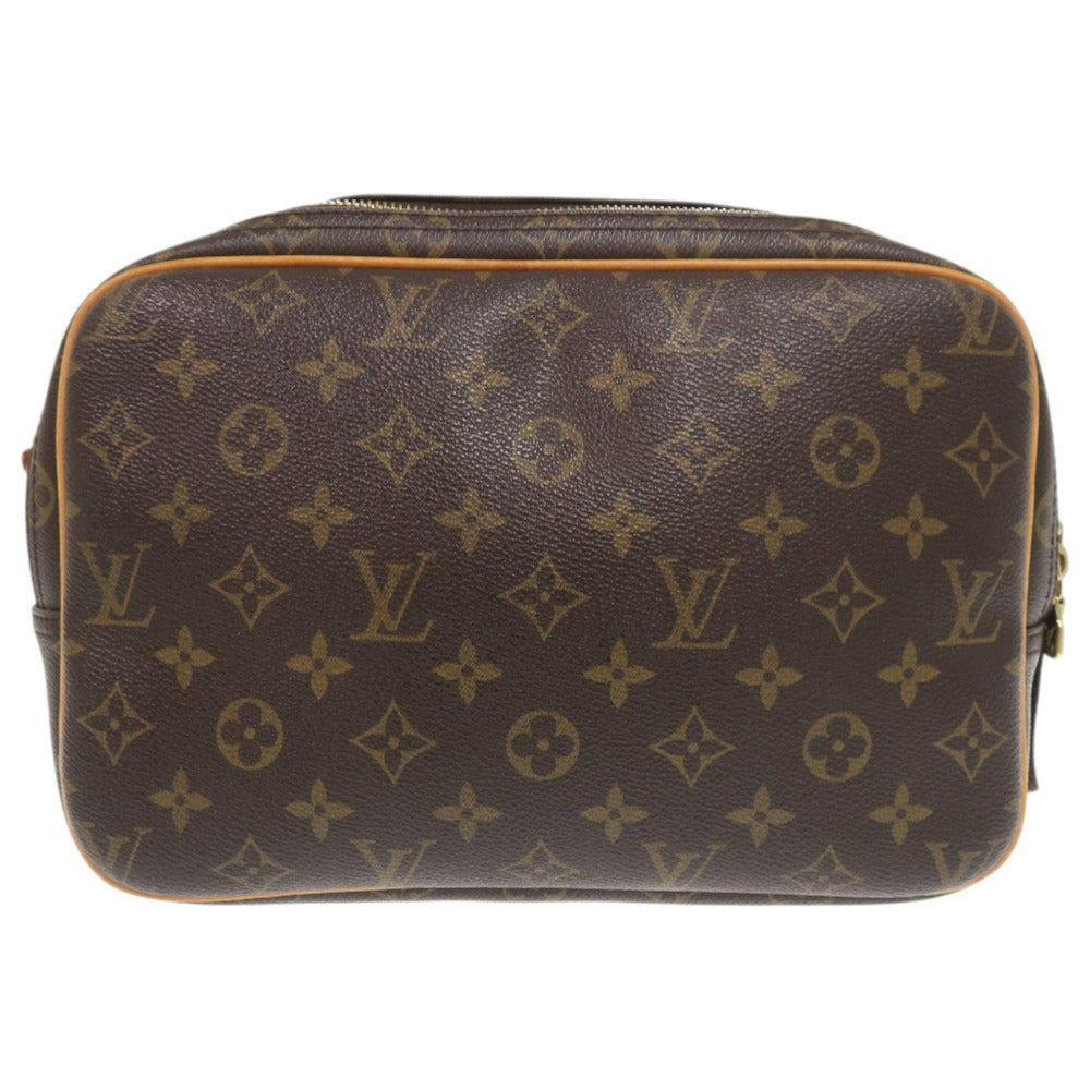 LOUIS VUITTON Shoulder Bag Monogram canvas Brown Monogram Reporter PM
