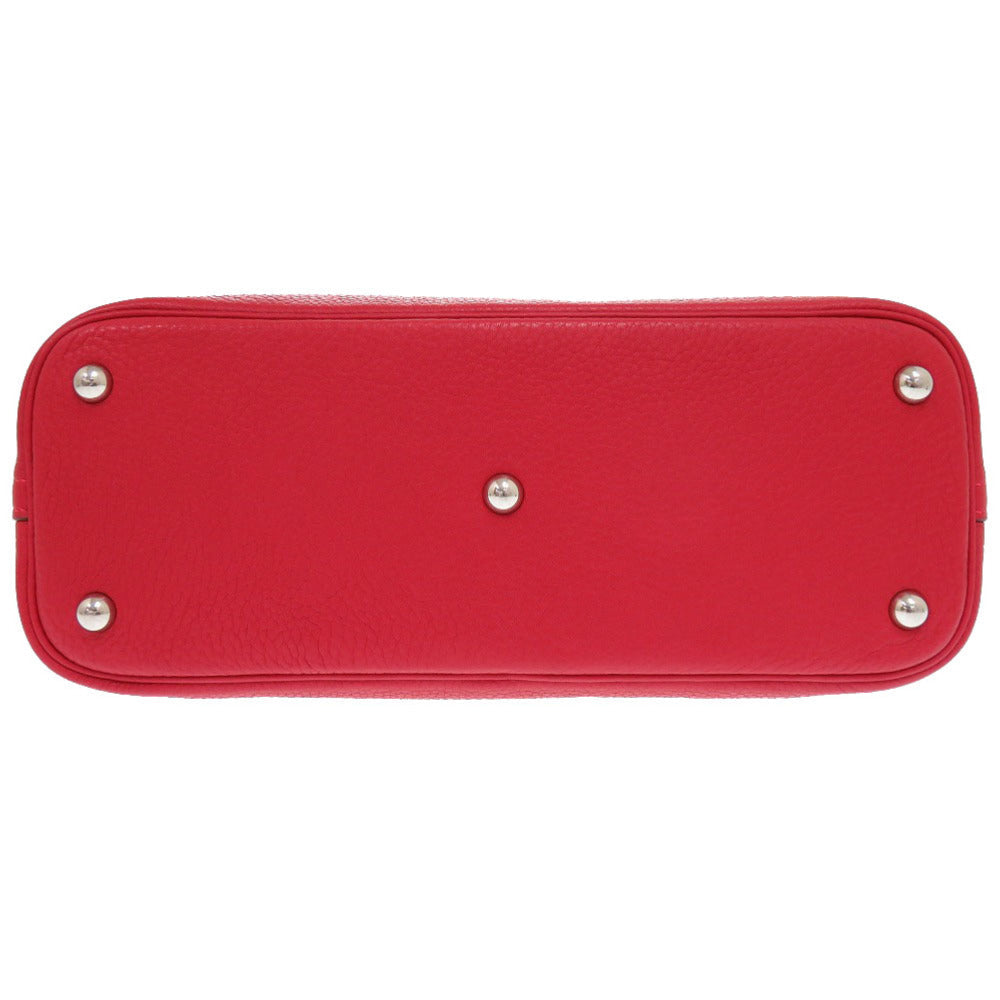 HERMES Handbag Taurillon Clemence Rouge viv Bored 31