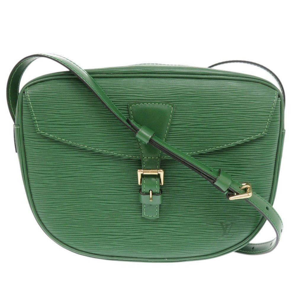 LOUIS VUITTON Shoulder Bag Epi Leather green Epi Geneufeille
