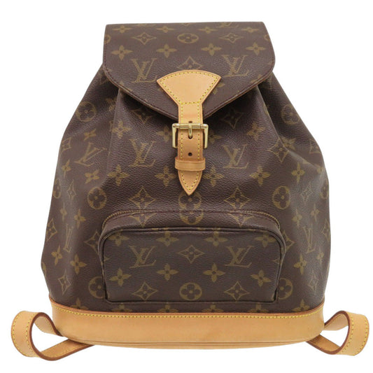 LOUIS VUITTON Backpack Monogram canvas Brown Monogram MontsourisMM