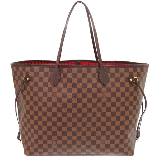 LOUIS VUITTON Tote Bag Damier canvas Brown Damier Ebene Neverfull GM