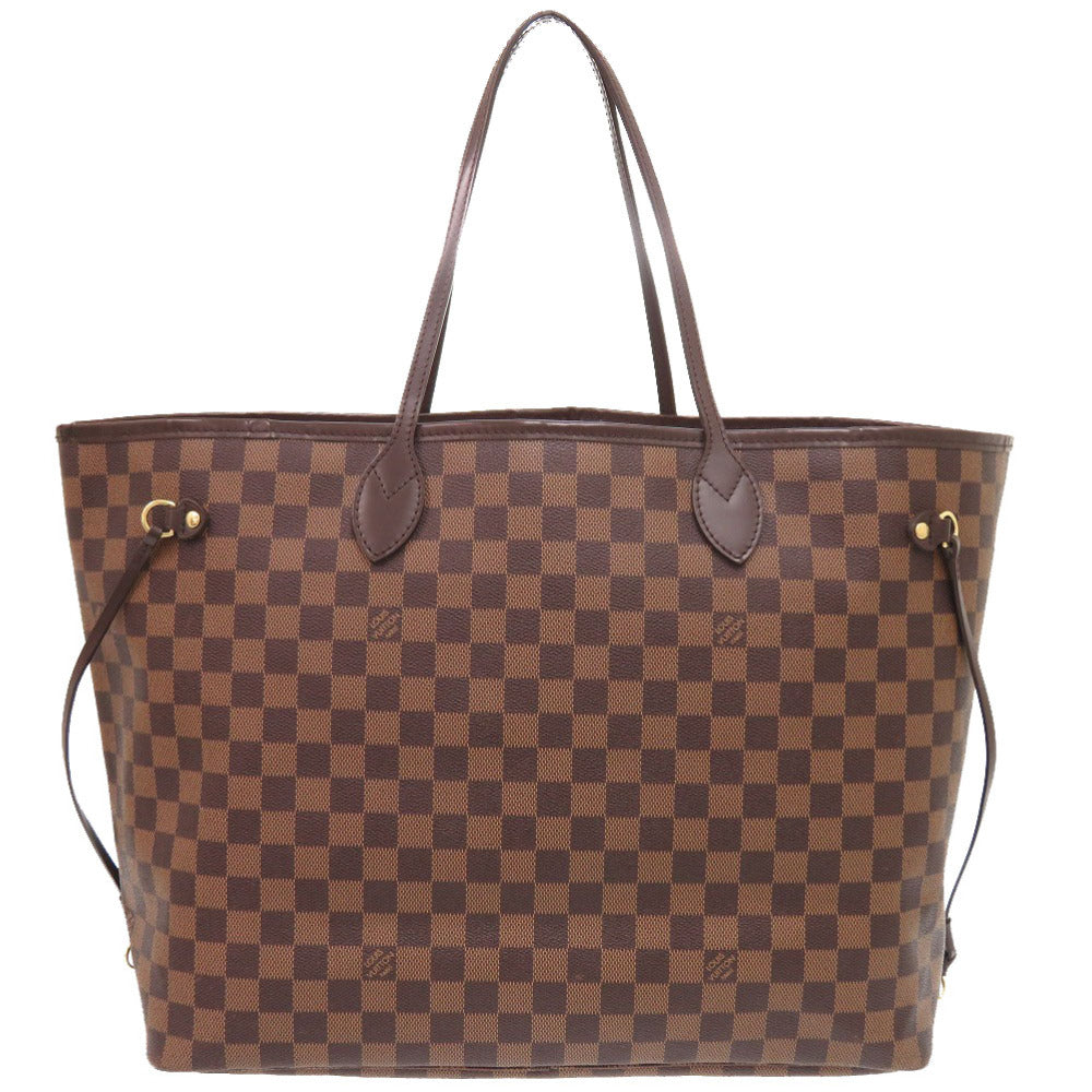 LOUIS VUITTON Tote Bag Damier canvas Brown Damier Ebene Neverfull GM