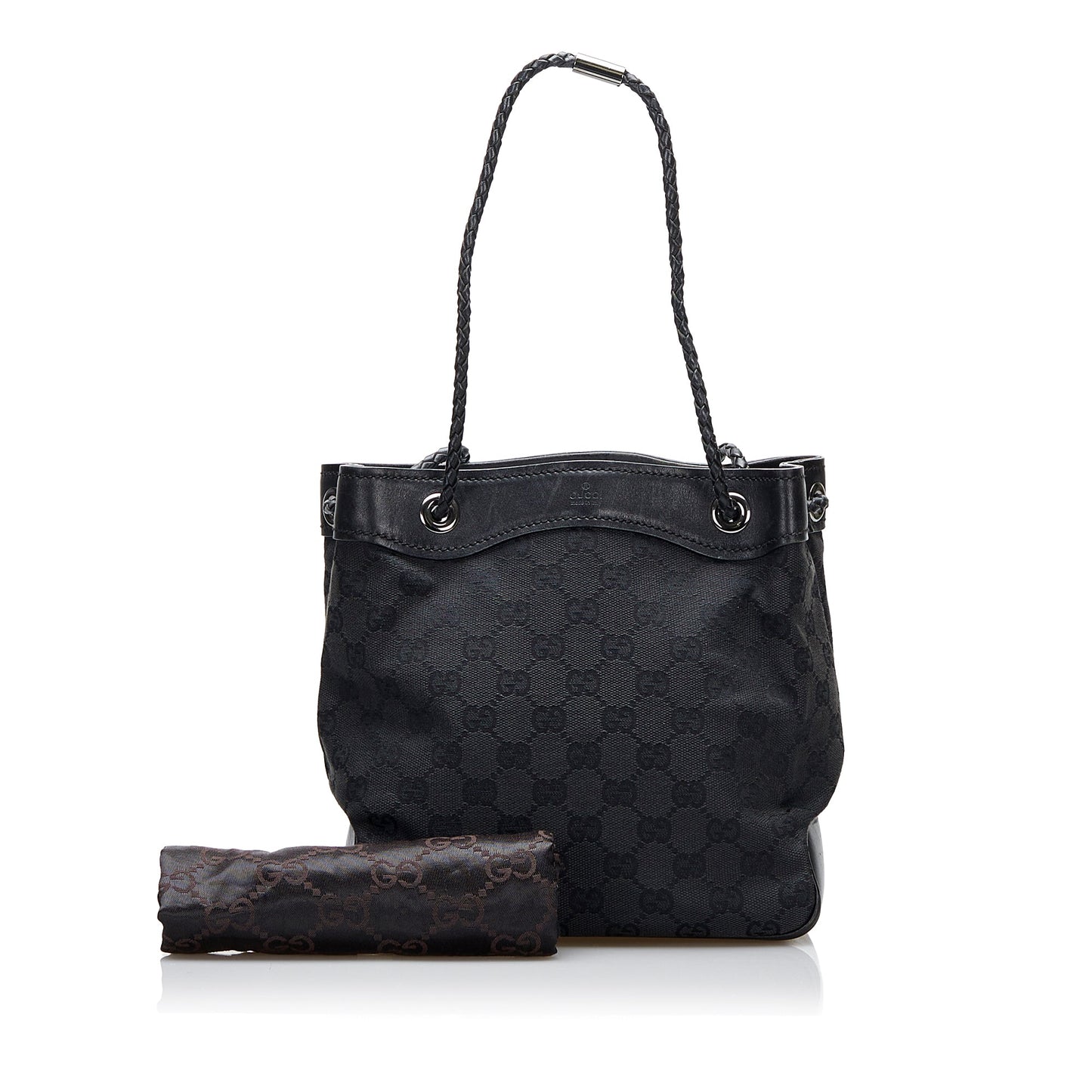 Gucci Leather Canvas Tote