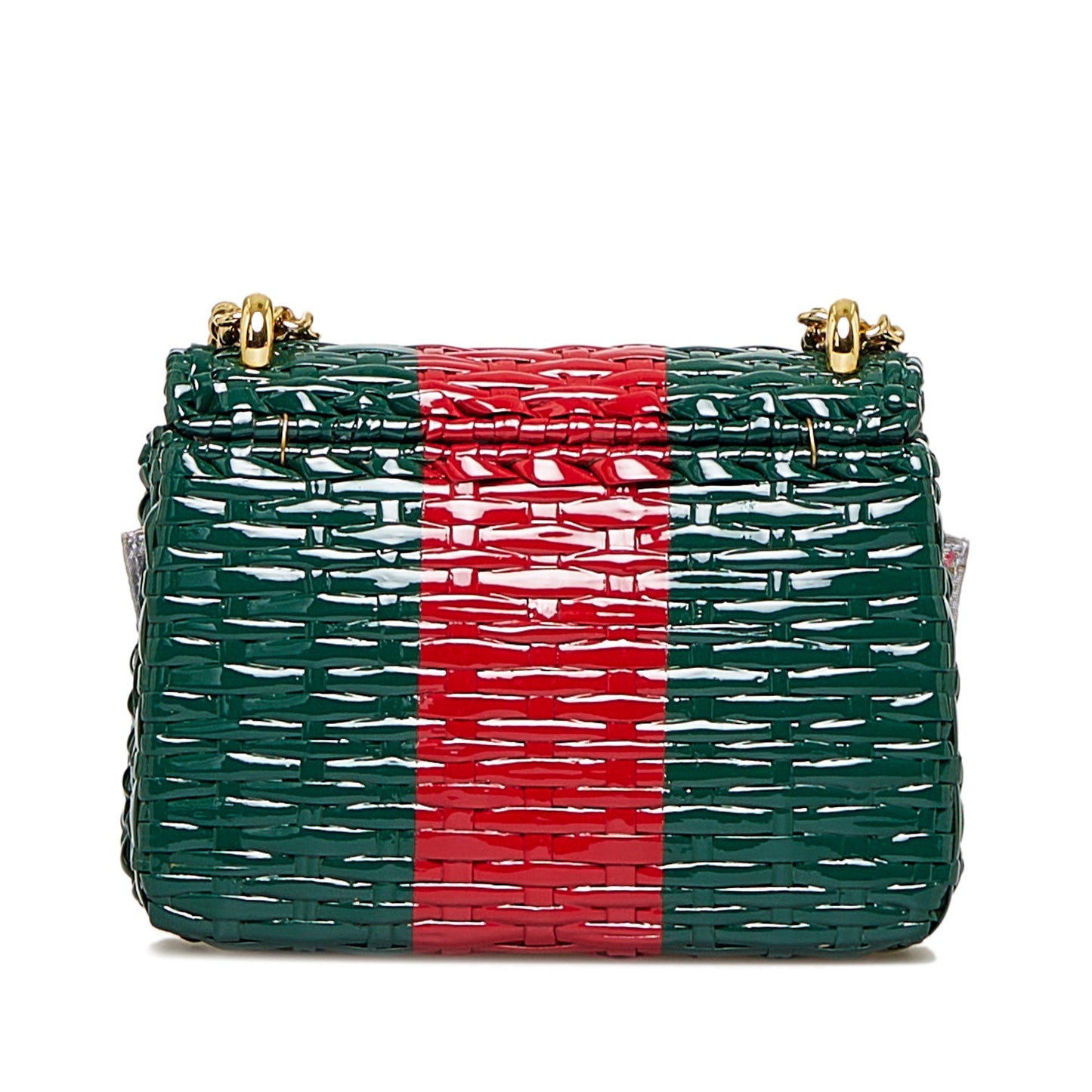 Gucci GG Marmont Green Chain Crossbody