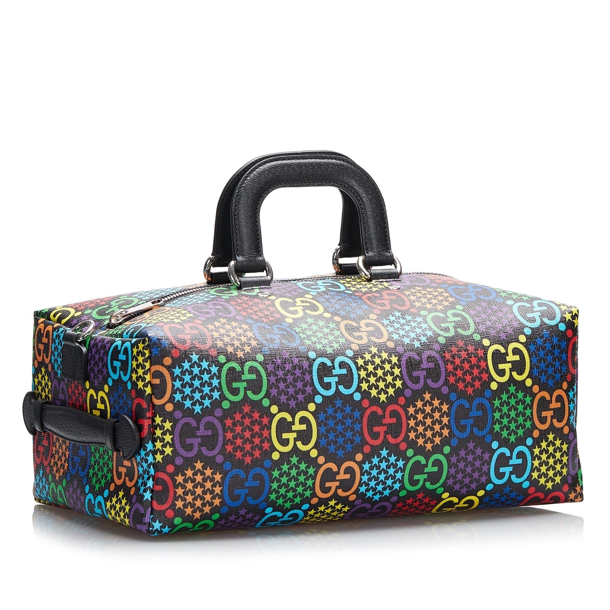 Gucci Canvas Top Handle Handbag