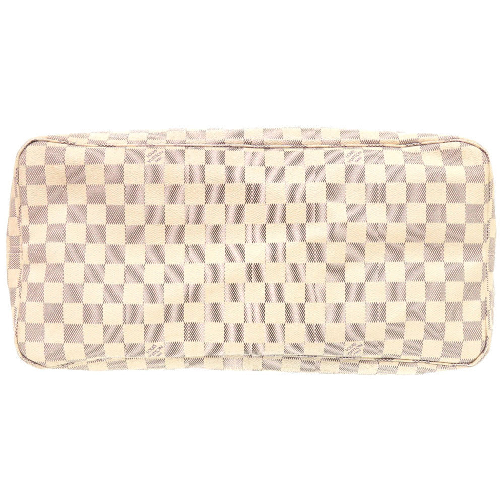 LOUIS VUITTON Tote Bag Damier Azur Canvas white Damier Azur Neverfull GM with pouch