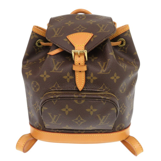 LOUIS VUITTON Backpack Monogram canvas Brown Monogram Mini Montsouris